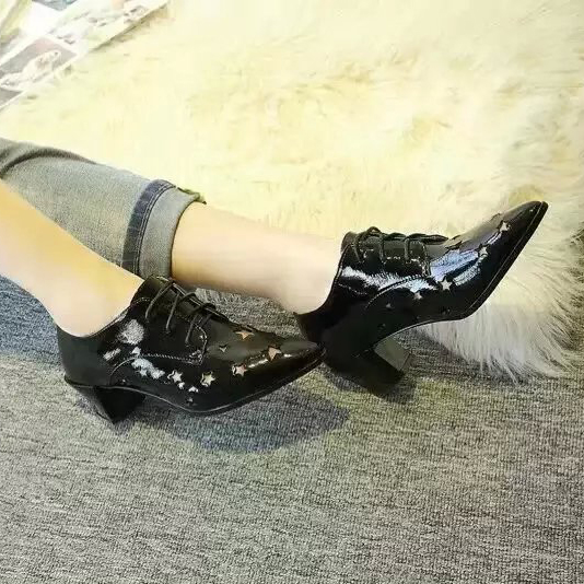 2015 chanel patent leather shoes