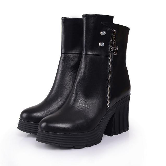 2015 chrome hearts High-heeled boots