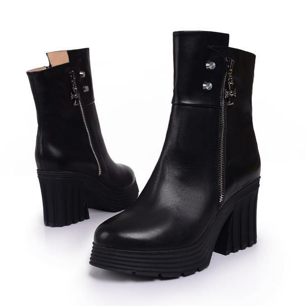 2015 chrome hearts High-heeled boots