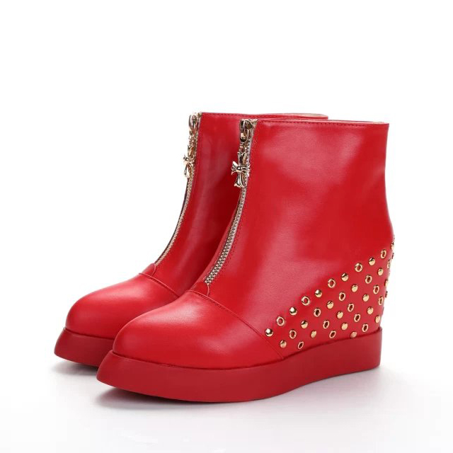 2015 chrome hearts Rivet boots