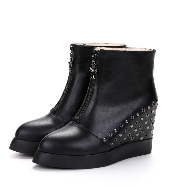 2015 chrome hearts Rivet boots