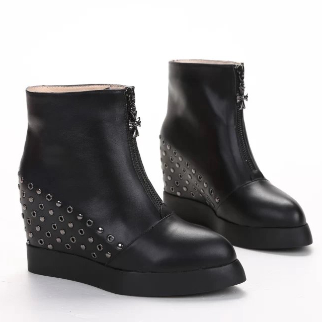 2015 chrome hearts Rivet boots