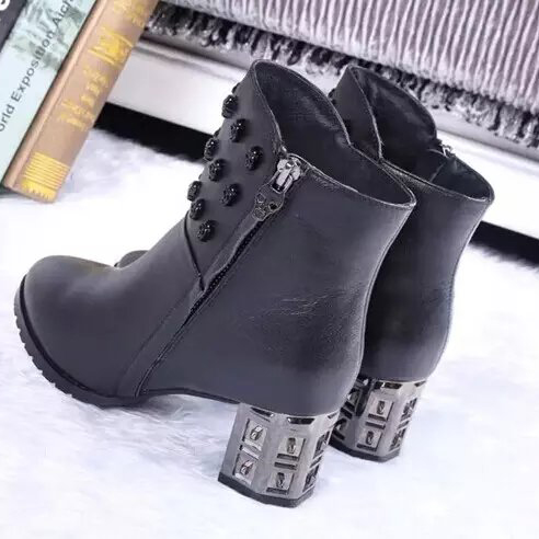 2015 chrome hearts Rivet boots