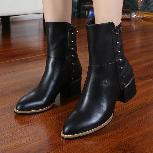 2015 chrome hearts Rivet boots