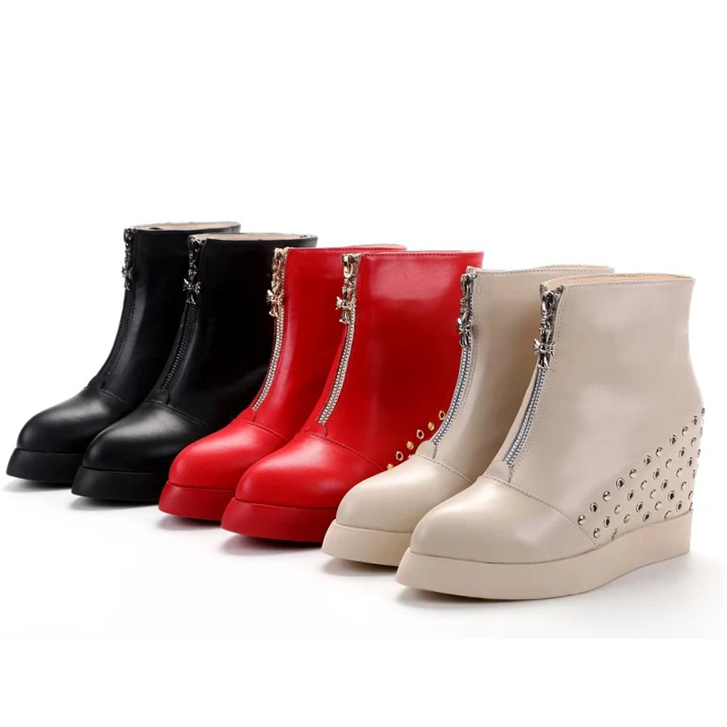 2015 chrome hearts Rivet boots