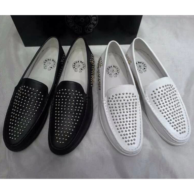 2015 chrome hearts men Rivet Casual shoes