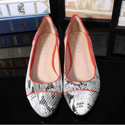 2015 gucci women snake stripes flats shoes