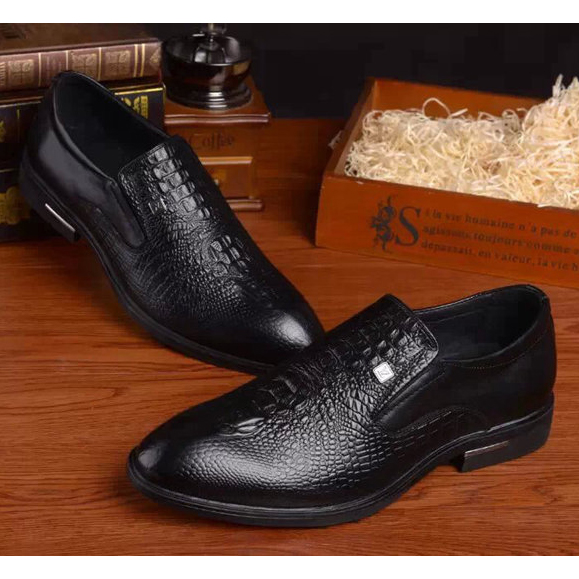 2015 louis vuitton men Crocodile business shoes