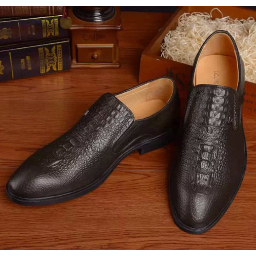 2015 louis vuitton men Crocodile business shoes