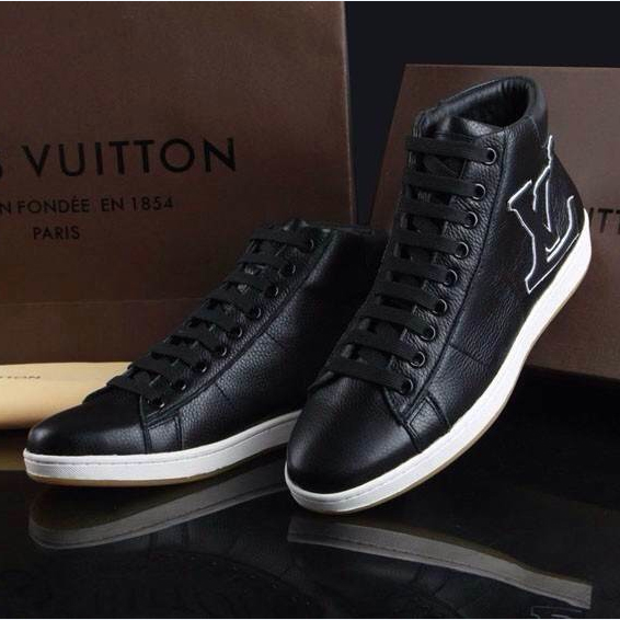 2015 louis vuitton men High-top casual shoes