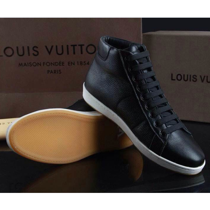 2015 louis vuitton men High-top casual shoes