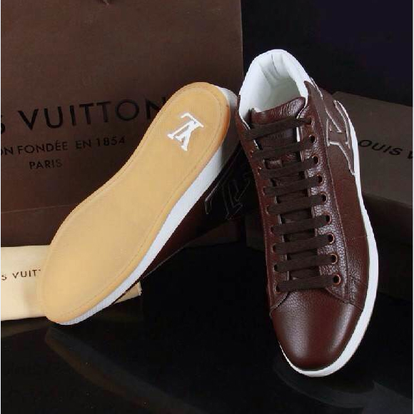 2015 louis vuitton men High-top casual shoes