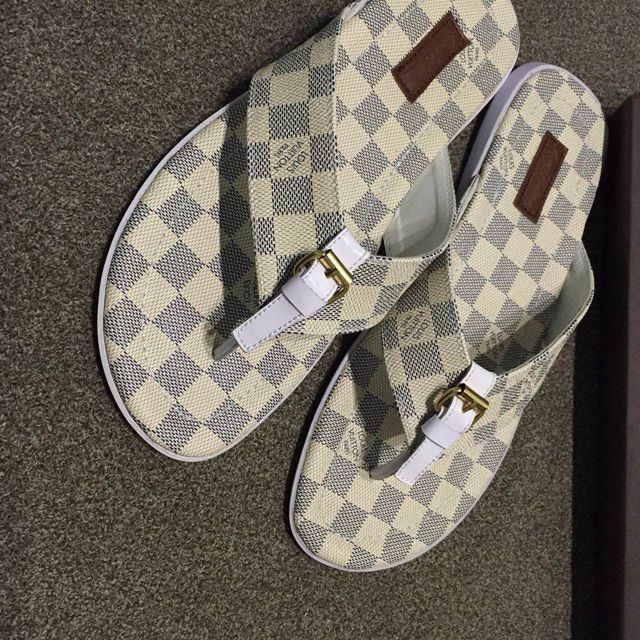 2015 louis vuitton men slippers shoes