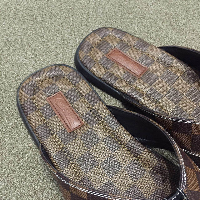 2015 louis vuitton men slippers shoes