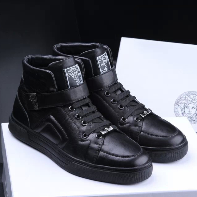 2015 versace men High-top Casual shoes