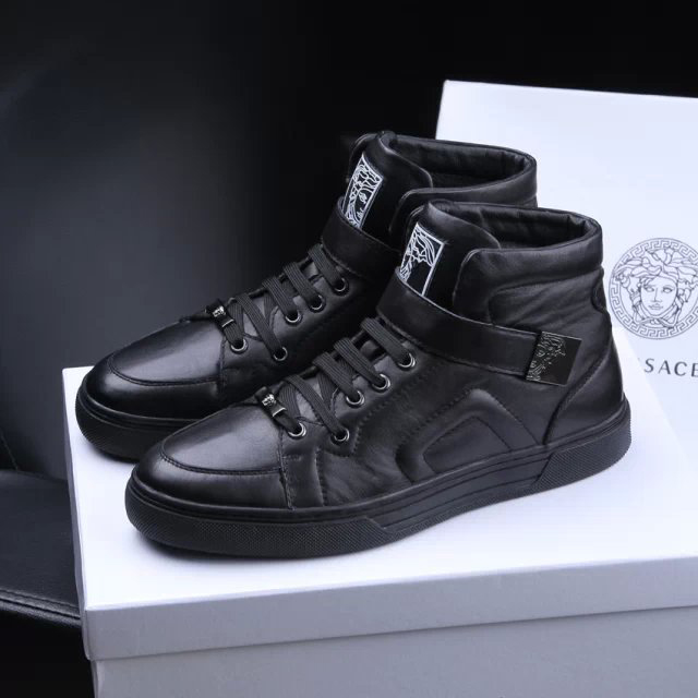 2015 versace men High-top Casual shoes