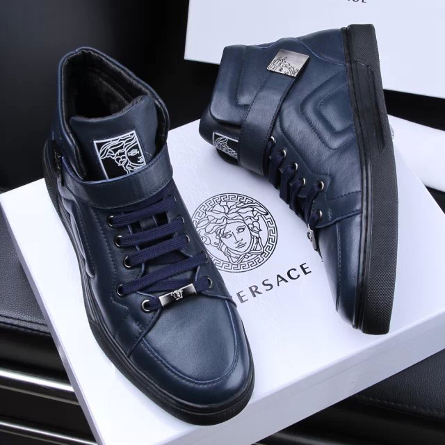 2015 versace men High-top Casual shoes