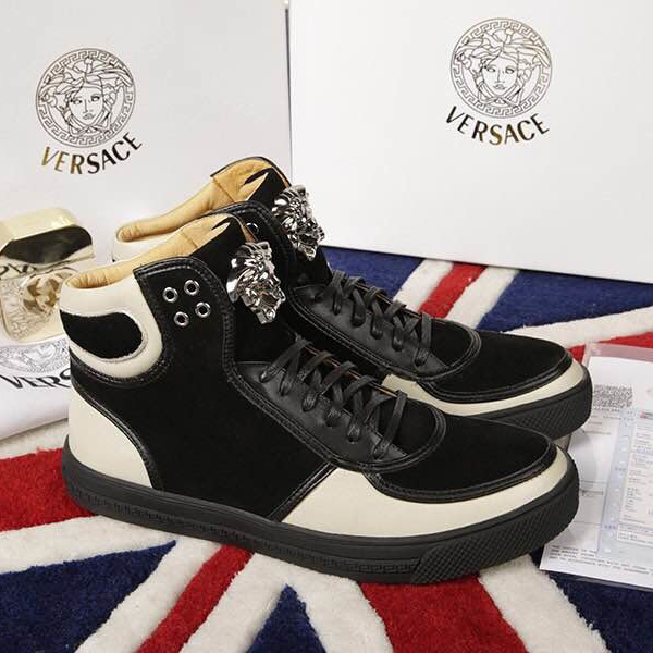 2015 versace men High-top casual shoes