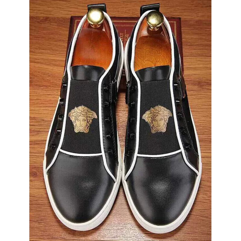 2015 versace men rivets casual shoes