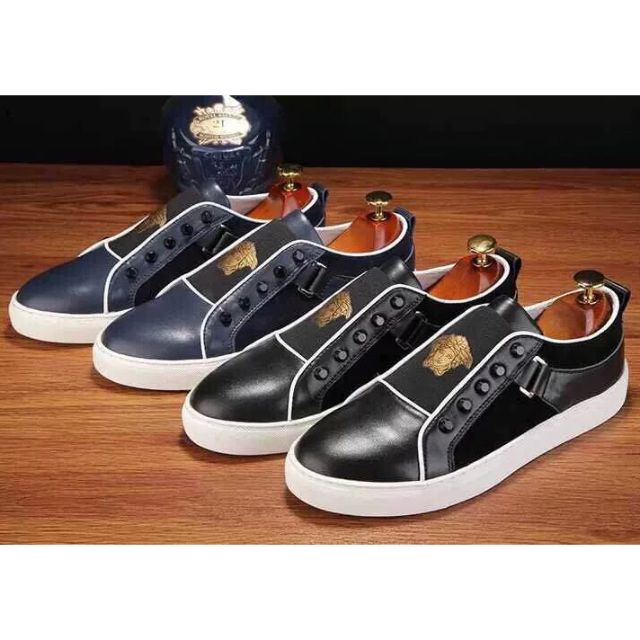 2015 versace men rivets casual shoes