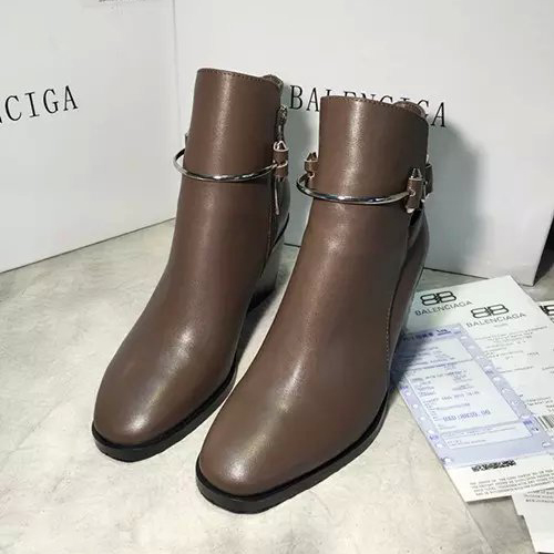 2016 Balenciaga women calfskin leather boots