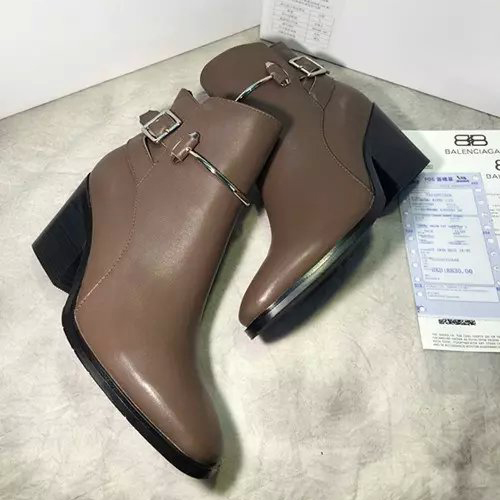 2016 Balenciaga women calfskin leather boots