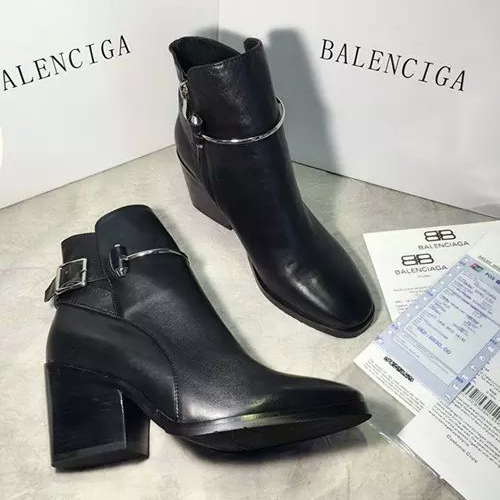 2016 Balenciaga women calfskin leather boots