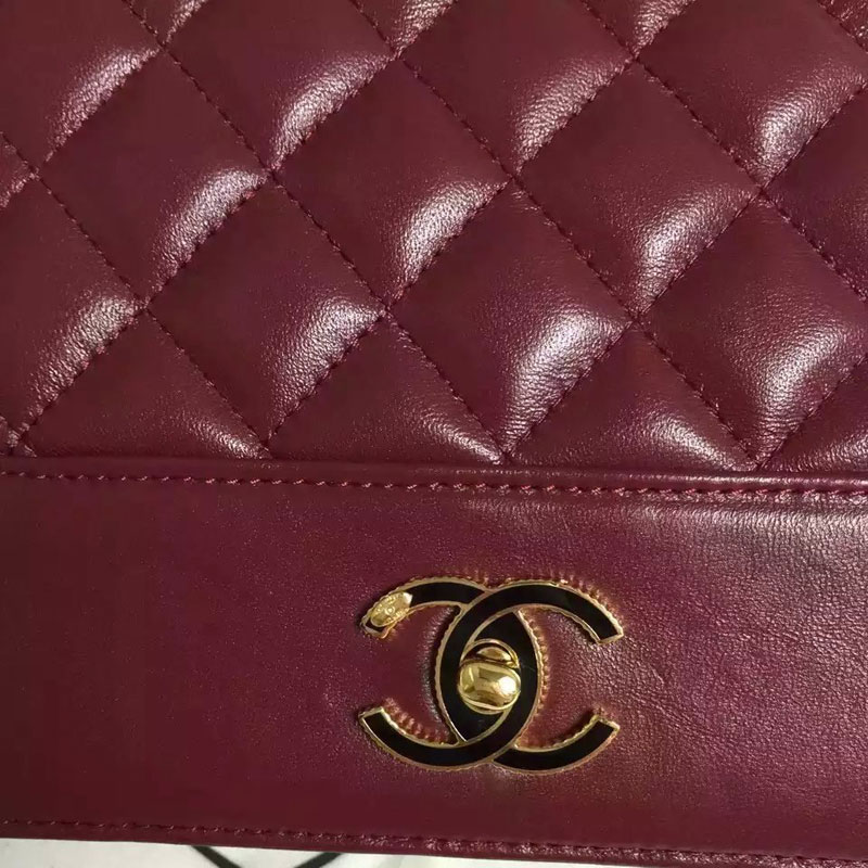 2016 Boy Chanel Flap Shoulder Bag Sheepskin Leather A1875 Burgundy