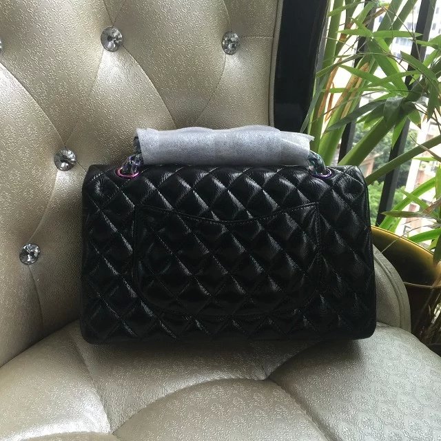 2016 Chanel 2.55 Series Flap Bag Original Leather 1112 Black