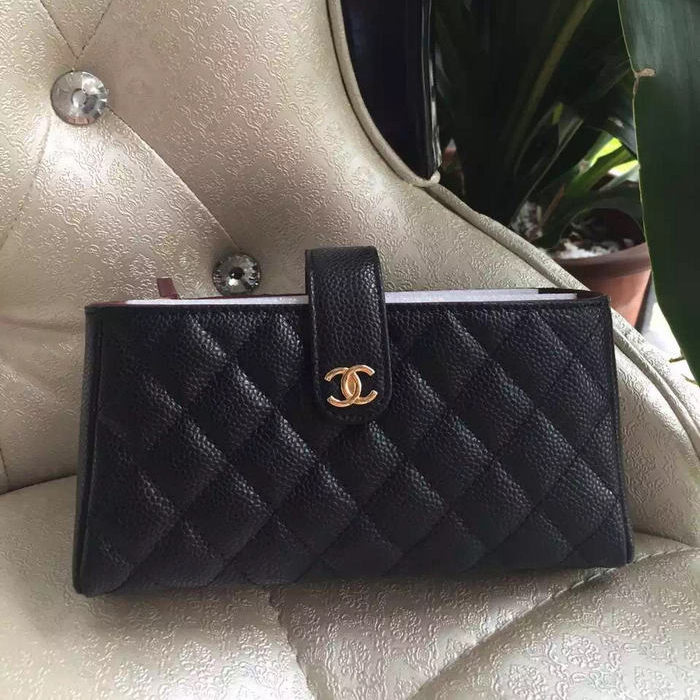 2016 Chanel Bag in original Caviar Leather A69204 Black