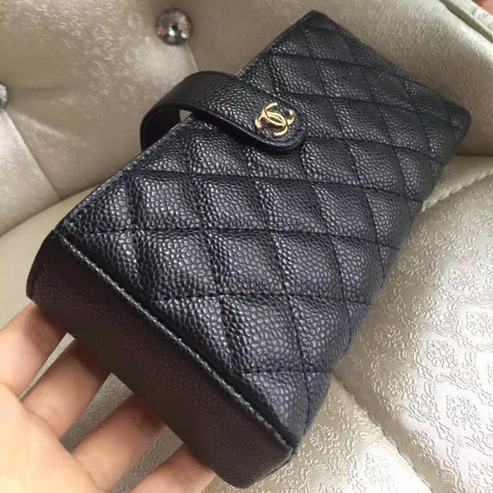 2016 Chanel Bag in original Caviar Leather A69204 Black