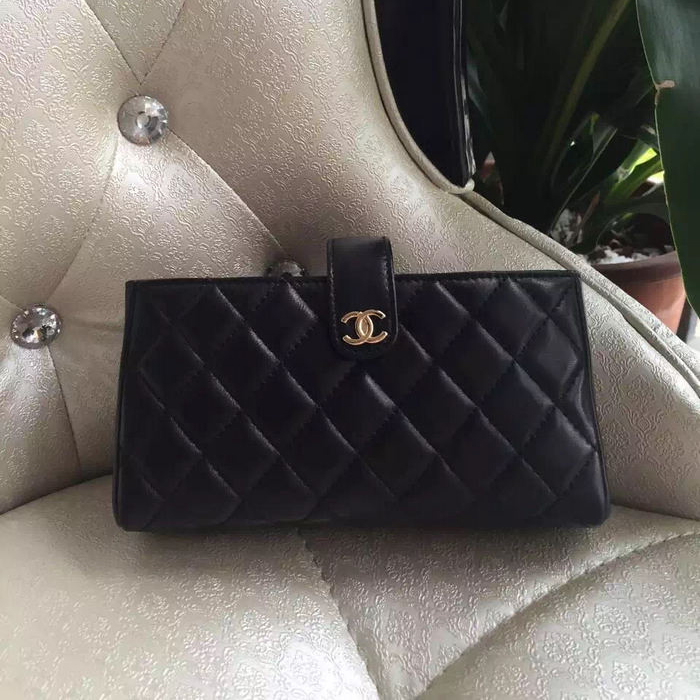 2016 Chanel Bag in original Lambskin Leather A69204 Black