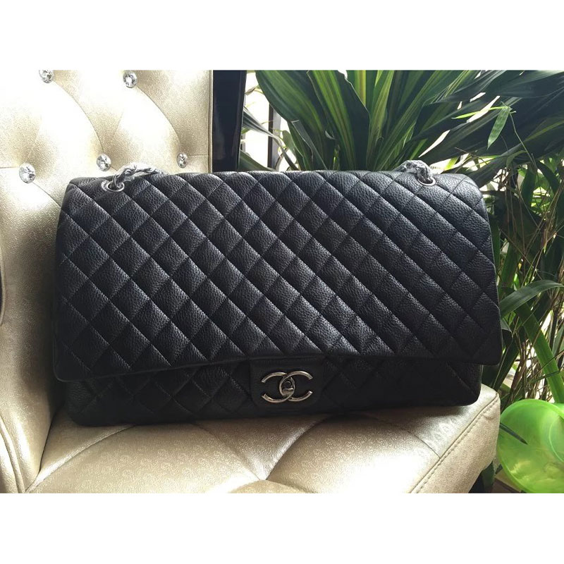 2016 Chanel CF Original Leather Travel Bags A21300 Black