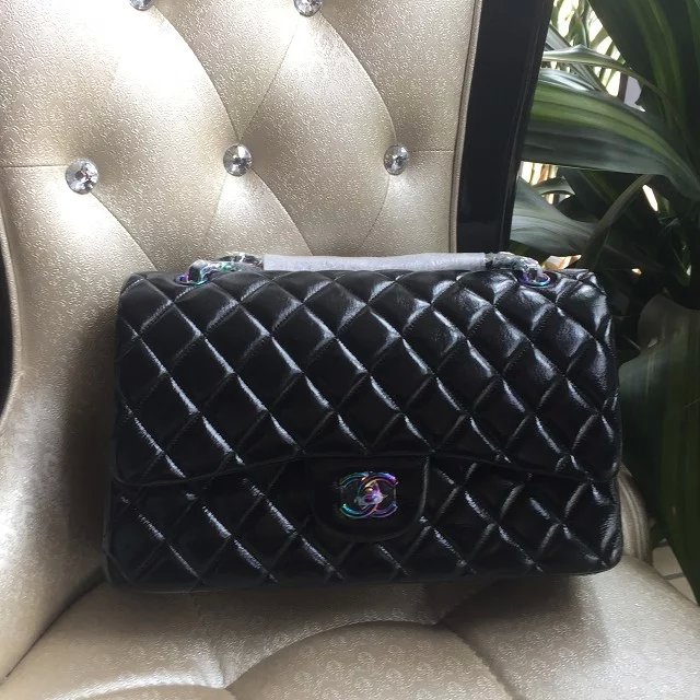 2016 Chanel Classic Flap Bag 1113 Original leather in Black