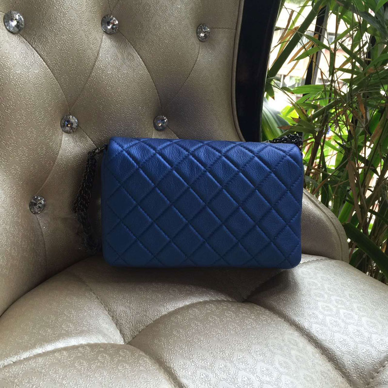 2016 Chanel Classic Flap Bags Original leather A3400 in Blue