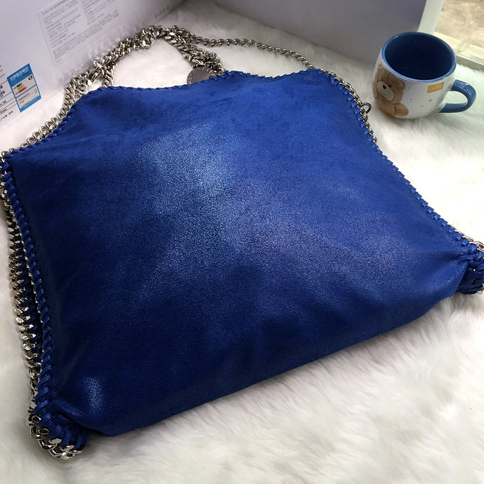 2016 Stella mccartney Suede Leather shoulder Bag A809 Blue