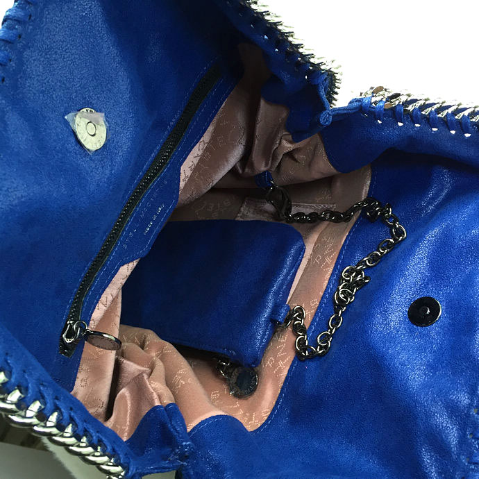 2016 Stella mccartney Suede Leather shoulder Bag A809 Blue