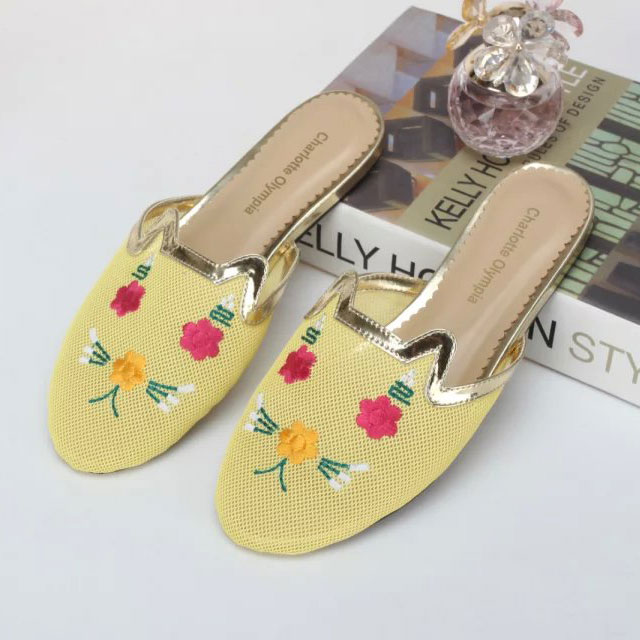 2016 Charlotte Olympia women Slippers shoes