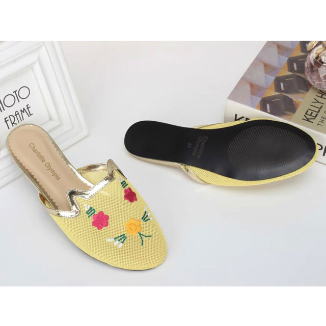 2016 Charlotte Olympia women Slippers shoes