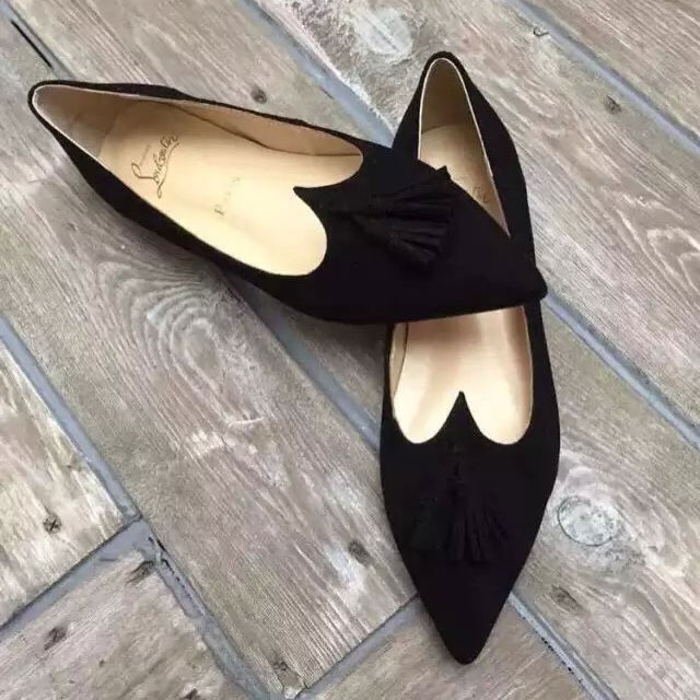 2016 Christian Louboutin Flats shoes in velvet