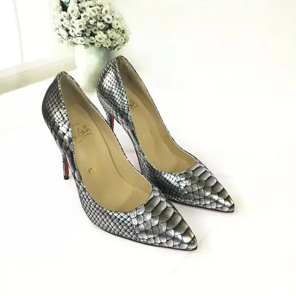 2016 Christian Louboutin Snake stripes leather women Sandals shoe