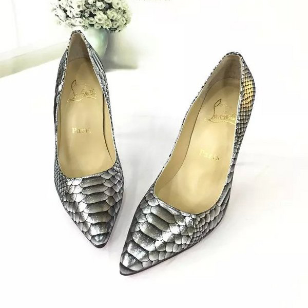 2016 Christian Louboutin Snake stripes leather women Sandals shoe