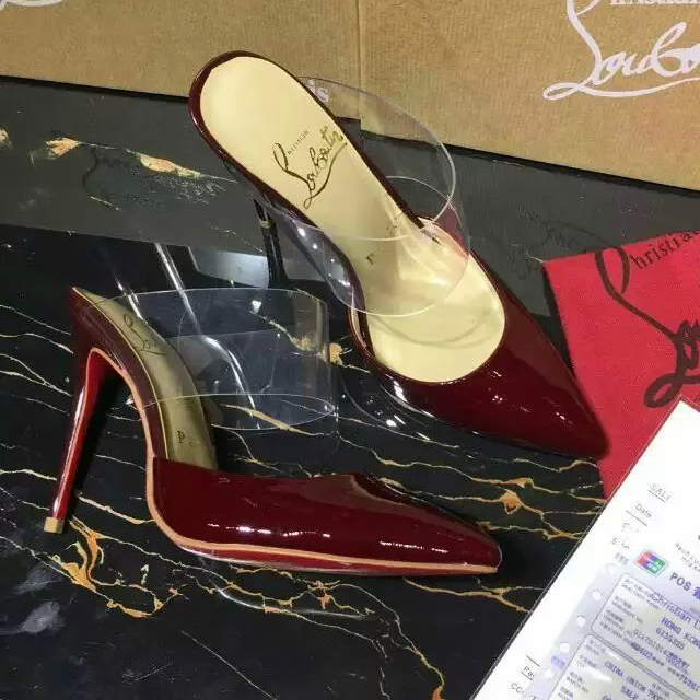 2016 Christian Louboutin shoes in Patent leather Heel Height 10.5cm