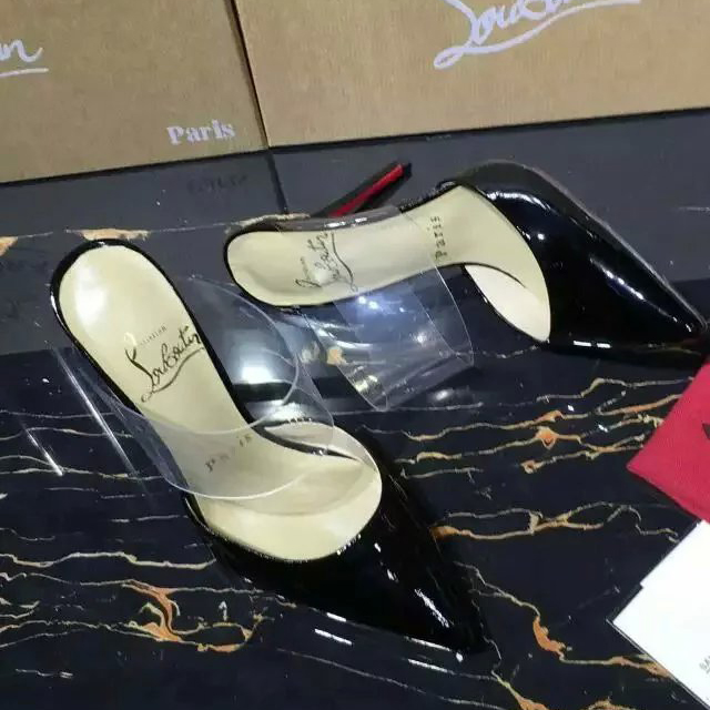 2016 Christian Louboutin shoes in Patent leather Heel Height 10.5cm