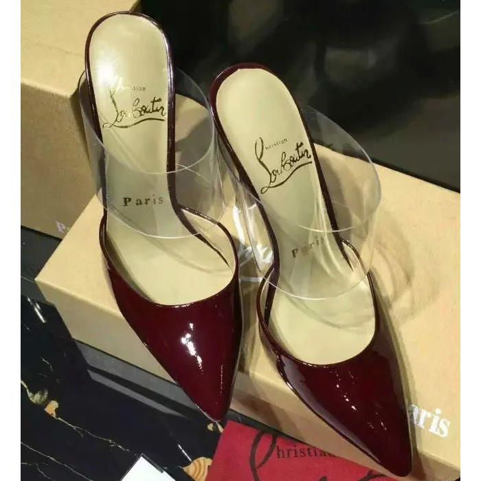 2016 Christian Louboutin shoes in Patent leather Heel Height 10.5cm