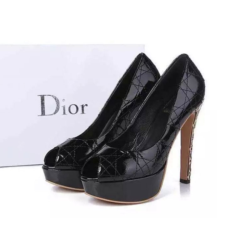 2016 Dior Cowhide leather shoes Heel Height 13cm