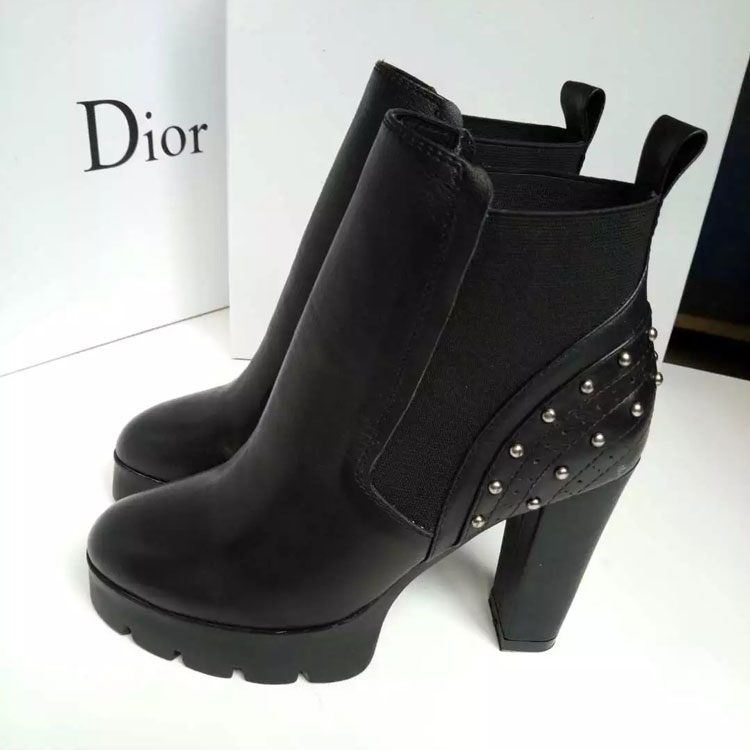 2016 Dior women Boots in Calfskin Leather