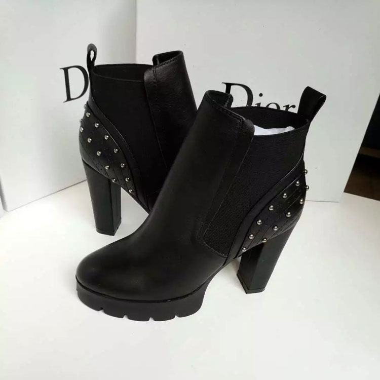 2016 Dior women Boots in Calfskin Leather