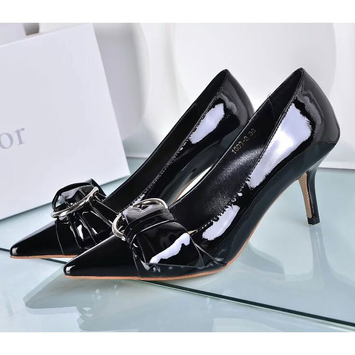 2016 Dior women shoes in Patent leather