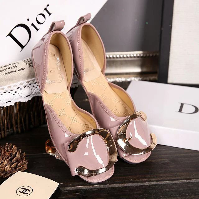 2016 Dior women shoes in Patent leather